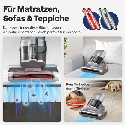 MITEGUARD® MG-500UV Milbensauger - Matratzensauger gegen Hausstaubmilben