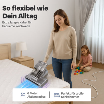 MITEGUARD® MG-500UV Milbensauger - Matratzensauger gegen Hausstaubmilben