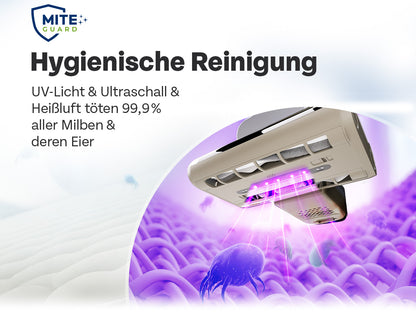 MITEGUARD® MG-500UV Milbensauger - Matratzensauger gegen Hausstaubmilben