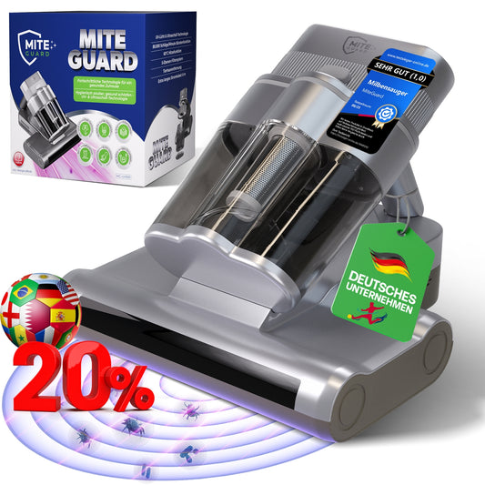 MITEGUARD® MG-500UV Milbensauger - Matratzensauger gegen Hausstaubmilben